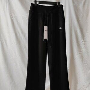 ALO black yoga pants, loose and comfortable sporty casual pants
